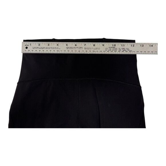 Lululemon‎ Align High Rise Mesh Panel Crop Leggings Black Size 6 - Picture 5 of 8